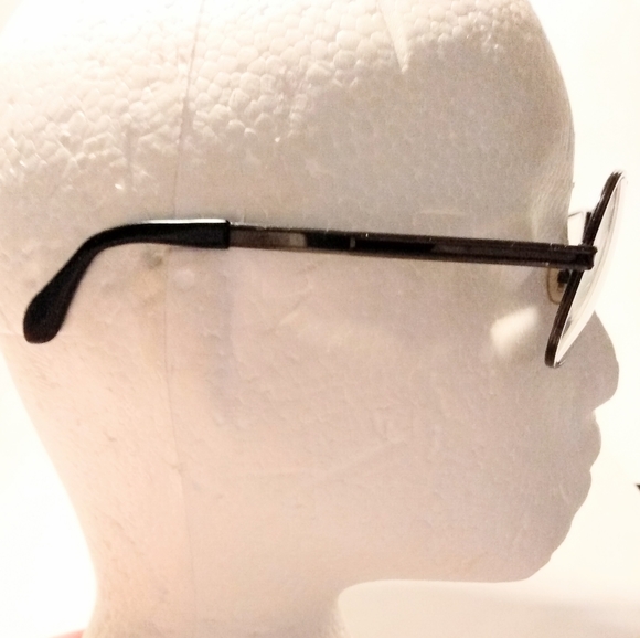 Polaris Vintage Aviator Style Black Men's Eyeglass Frame - Picture 3 of 12